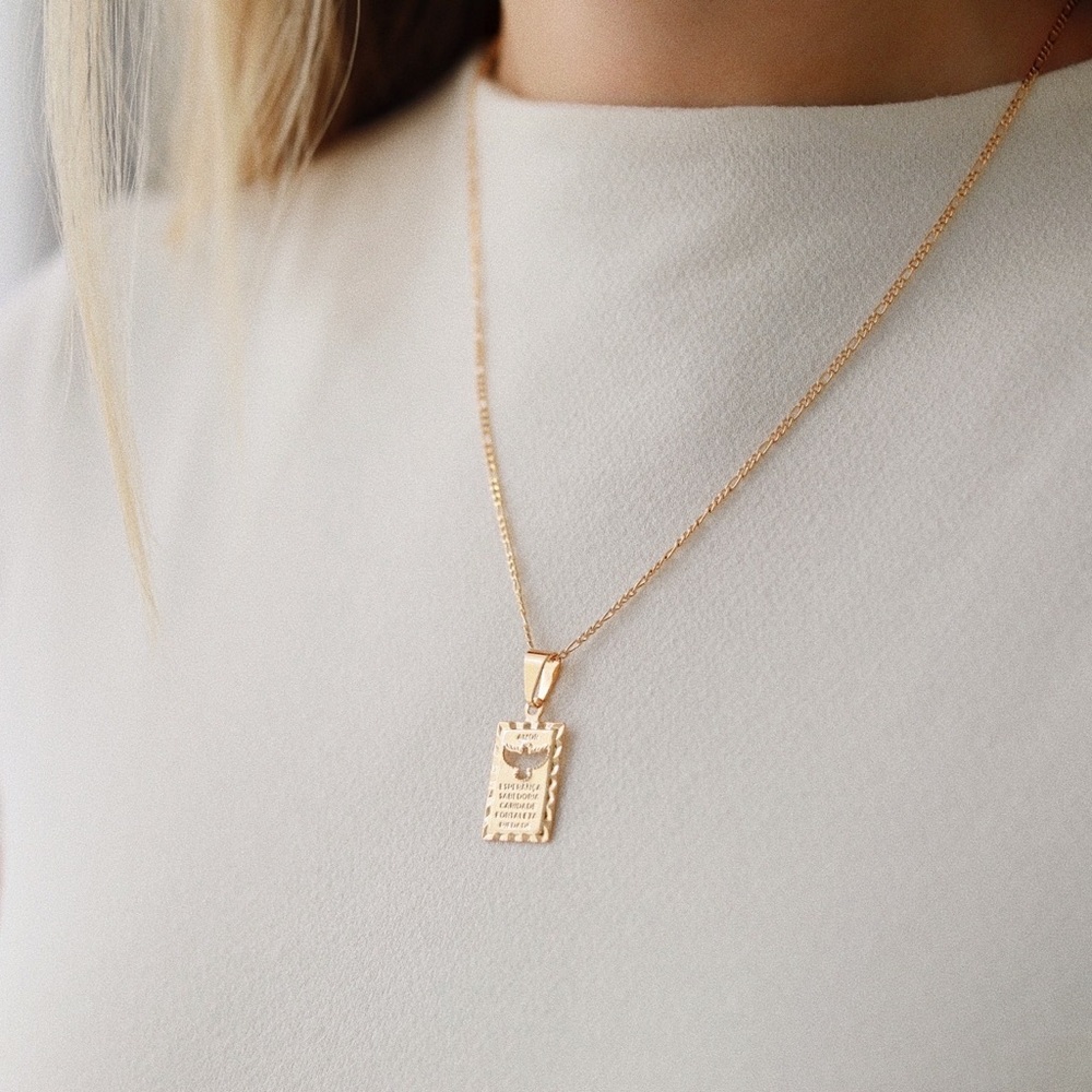 Dove Spirit Necklace | 18k Gold Filled - Picture 2 of 7